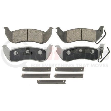 QC1040B by WAGNER - Wagner Brake ThermoQuiet QC1040B Ceramic Disc Brake Pad Set