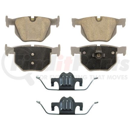 QC1042 by WAGNER - Wagner Brake ThermoQuiet QC1042 Ceramic Disc Brake Pad Set