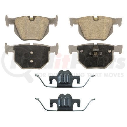 QC1042 by WAGNER - Wagner Brake ThermoQuiet QC1042 Ceramic Disc Brake Pad Set