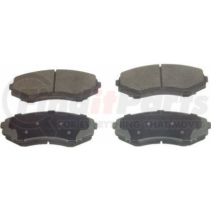 QC1038 by WAGNER - Wagner Brake ThermoQuiet QC1038 Ceramic Disc Brake Pad Set