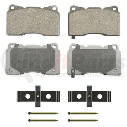 QC1050B by WAGNER - Wagner Brake ThermoQuiet QC1050B Ceramic Disc Brake Pad Set