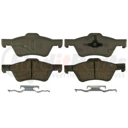 QC1047B by WAGNER - Wagner Brake ThermoQuiet QC1047B Ceramic Disc Brake Pad Set