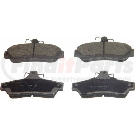 QC1048 by WAGNER - Wagner Brake ThermoQuiet QC1048 Ceramic Disc Brake Pad Set