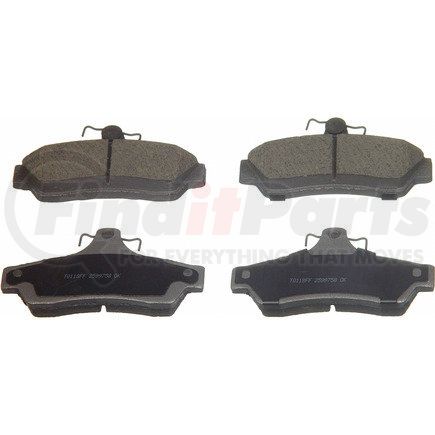Wagner QC1048 Disc Brake Pad Set Wagner Brake ThermoQuiet QC1048 Ceramic Disc Brake Pad Set