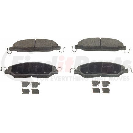 QC1081 by WAGNER - Wagner Brake ThermoQuiet QC1081 Ceramic Disc Brake Pad Set