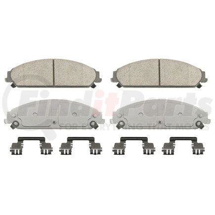 QC1058 by WAGNER - Wagner Brake ThermoQuiet QC1058 Ceramic Disc Brake Pad Set