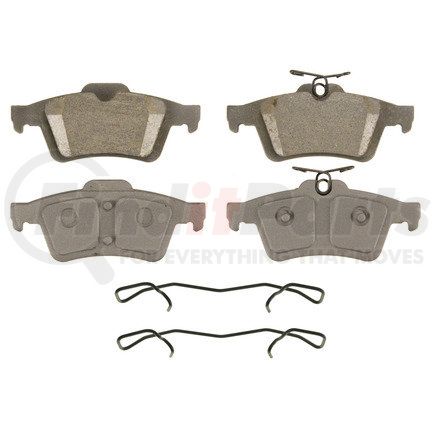 QC1095A by WAGNER - Wagner Brake ThermoQuiet QC1095A Ceramic Disc Brake Pad Set