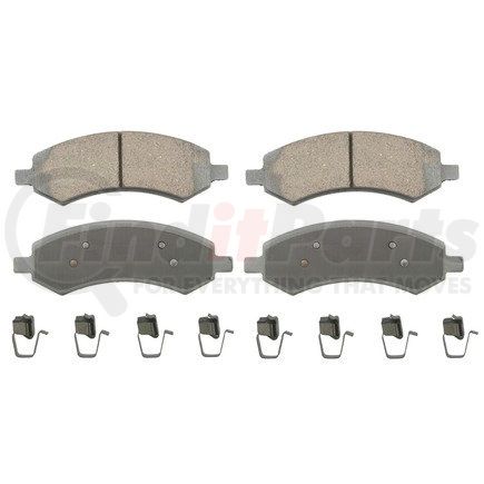 QC1084 by WAGNER - Wagner Brake ThermoQuiet QC1084 Ceramic Disc Brake Pad Set