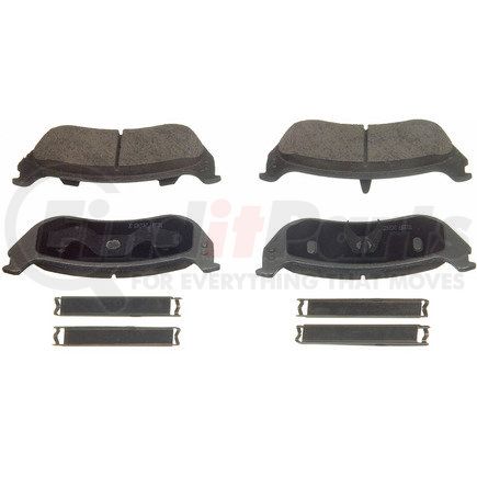 QC1109A by WAGNER - Wagner Brake ThermoQuiet QC1109A Ceramic Disc Brake Pad Set