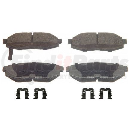 QC1124 by WAGNER - Wagner Brake ThermoQuiet QC1124 Ceramic Disc Brake Pad Set