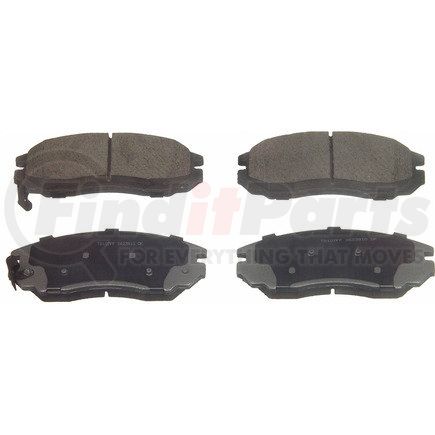 QC1104 by WAGNER - Wagner Brake ThermoQuiet QC1104 Ceramic Disc Brake Pad Set