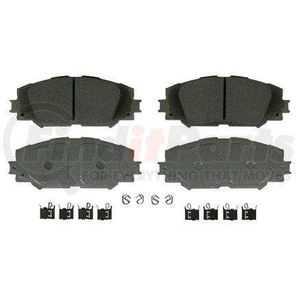 QC1210A by WAGNER - Wagner Brake ThermoQuiet QC1210A Ceramic Disc Brake Pad Set