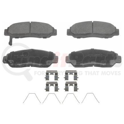 QC1276 by WAGNER - Wagner Brake ThermoQuiet QC1276 Ceramic Disc Brake Pad Set