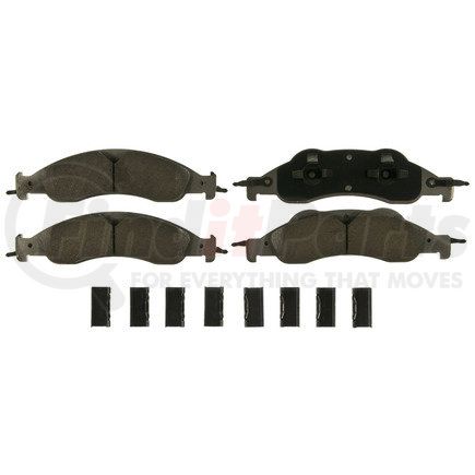 QC1278 by WAGNER - Wagner Brake ThermoQuiet QC1278 Ceramic Disc Brake Pad Set