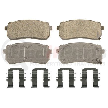 QC1302 by WAGNER - Wagner Brake ThermoQuiet QC1302 Ceramic Disc Brake Pad Set