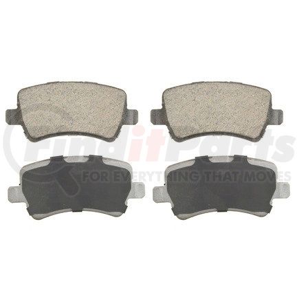 QC1307 by WAGNER - Wagner Brake ThermoQuiet QC1307 Ceramic Disc Brake Pad Set