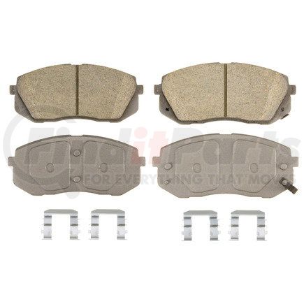 QC1295 by WAGNER - Wagner Brake ThermoQuiet QC1295 Ceramic Disc Brake Pad Set