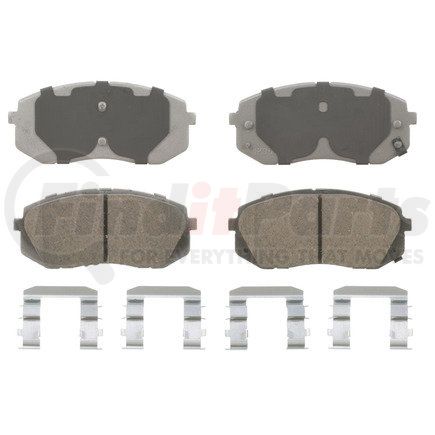 QC1295A by WAGNER - Wagner Brake ThermoQuiet QC1295A Ceramic Disc Brake Pad Set