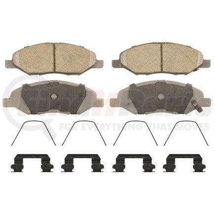 QC1345 by WAGNER - Wagner Brake ThermoQuiet QC1345 Ceramic Disc Brake Pad Set