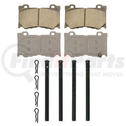 QC1346 by WAGNER - Wagner Brake ThermoQuiet QC1346 Ceramic Disc Brake Pad Set