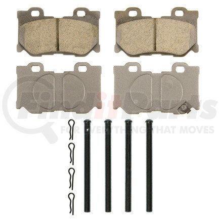 QC1347 by WAGNER - Wagner Brake ThermoQuiet QC1347 Ceramic Disc Brake Pad Set