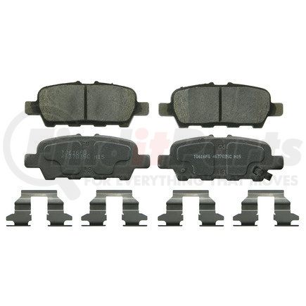 QC1393A by WAGNER - Wagner Brake ThermoQuiet QC1393A Ceramic Disc Brake Pad Set