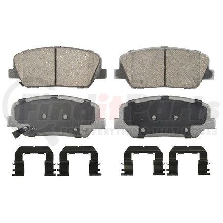 QC1413 by WAGNER - Wagner Brake ThermoQuiet QC1413 Ceramic Disc Brake Pad Set