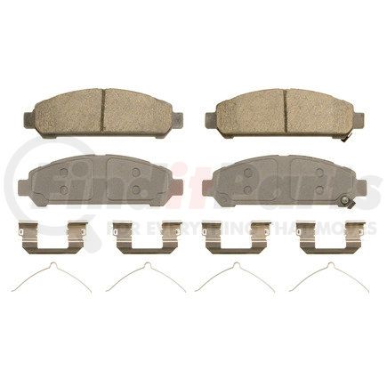 QC1401 by WAGNER - Wagner Brake ThermoQuiet QC1401 Ceramic Disc Brake Pad Set