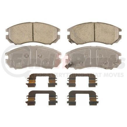 QC1408 by WAGNER - Wagner Brake ThermoQuiet QC1408 Ceramic Disc Brake Pad Set