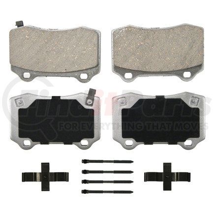 QC1428 by WAGNER - Wagner Brake ThermoQuiet QC1428 Ceramic Disc Brake Pad Set