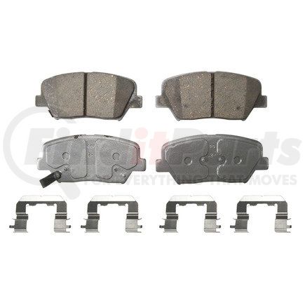 QC1432 by WAGNER - Wagner Brake ThermoQuiet QC1432 Ceramic Disc Brake Pad Set