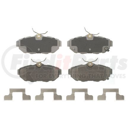 QC1465 by WAGNER - Wagner Brake ThermoQuiet QC1465 Ceramic Disc Brake Pad Set