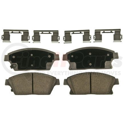 QC1467 by WAGNER - Wagner Brake ThermoQuiet QC1467 Ceramic Disc Brake Pad Set