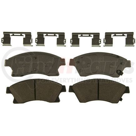 QC1522 by WAGNER - Wagner Brake ThermoQuiet QC1522 Ceramic Disc Brake Pad Set