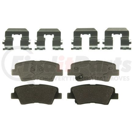 QC1544 by WAGNER - Wagner Brake ThermoQuiet QC1544 Ceramic Disc Brake Pad Set