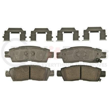 QC1507 by WAGNER - Wagner Brake ThermoQuiet QC1507 Ceramic Disc Brake Pad Set