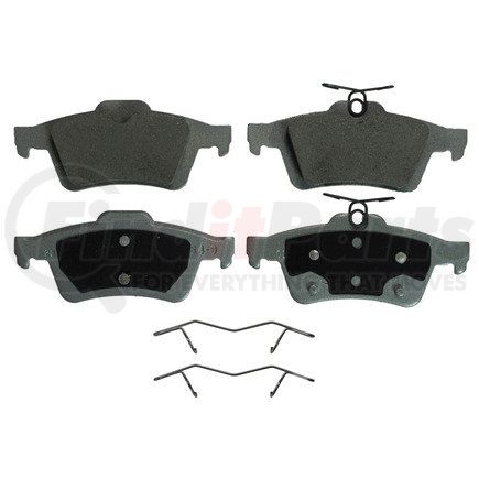 QC1564 by WAGNER - Wagner Brake ThermoQuiet QC1564 Ceramic Disc Brake Pad Set