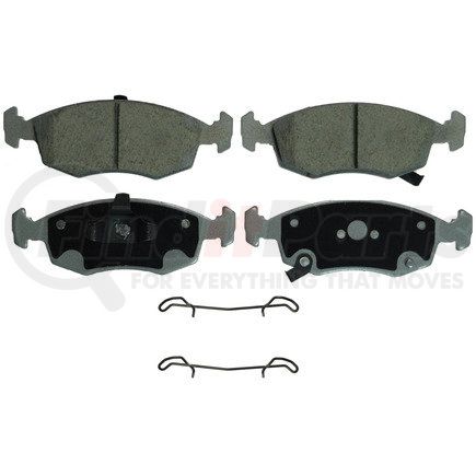 Wagner QC1568 Disc Brake Pad Set Wagner Brake ThermoQuiet QC1568 Ceramic Disc Brake Pad Set