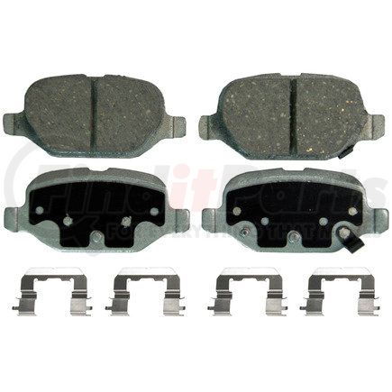 QC1569 by WAGNER - Wagner Brake ThermoQuiet QC1569 Ceramic Disc Brake Pad Set