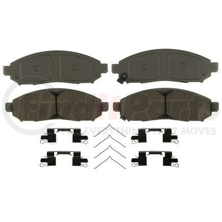 QC1548 by WAGNER - Wagner Brake ThermoQuiet QC1548 Ceramic Disc Brake Pad Set