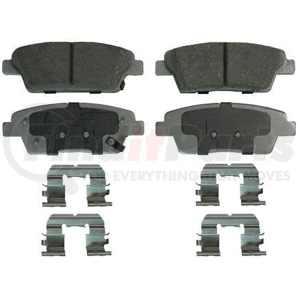 QC1551 by WAGNER - Wagner Brake ThermoQuiet QC1551 Ceramic Disc Brake Pad Set