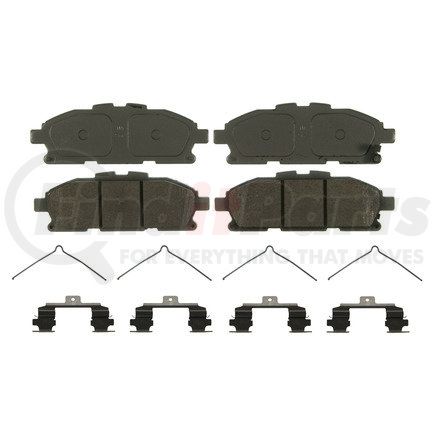 QC1552 by WAGNER - Wagner Brake ThermoQuiet QC1552 Ceramic Disc Brake Pad Set