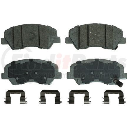 QC1593 by WAGNER - Wagner Brake ThermoQuiet QC1593 Ceramic Disc Brake Pad Set