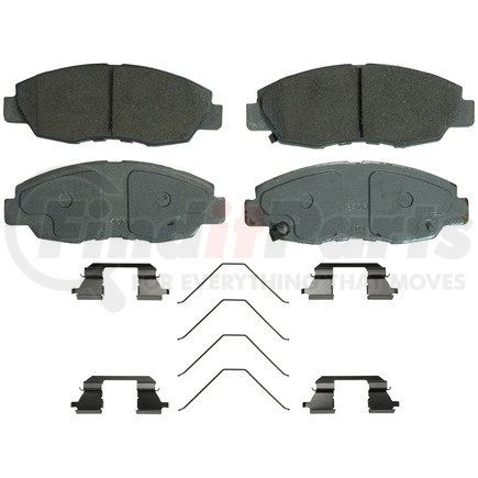 QC1578 by WAGNER - Wagner Brake ThermoQuiet QC1578 Ceramic Disc Brake Pad Set