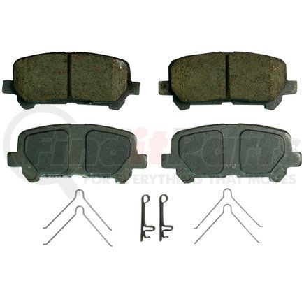 QC1585 by WAGNER - Wagner Brake ThermoQuiet QC1585 Ceramic Disc Brake Pad Set