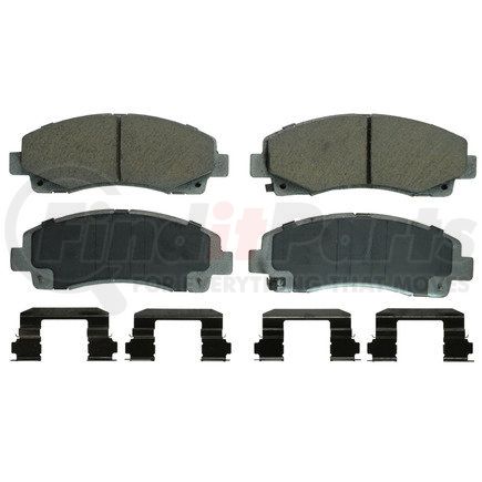 QC1584 by WAGNER - Wagner Brake ThermoQuiet QC1584 Ceramic Disc Brake Pad Set