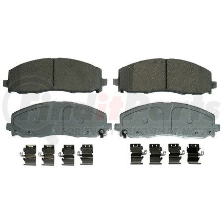 QC1589 by WAGNER - Wagner Brake ThermoQuiet QC1589 Ceramic Disc Brake Pad Set