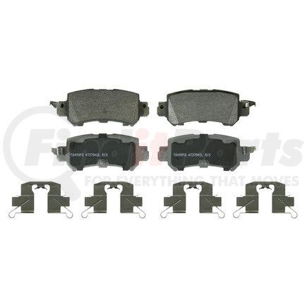 QC1624 by WAGNER - Wagner Brake ThermoQuiet QC1624 Ceramic Disc Brake Pad Set