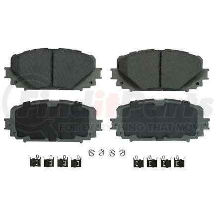 QC1628 by WAGNER - Wagner Brake ThermoQuiet QC1628 Ceramic Disc Brake Pad Set