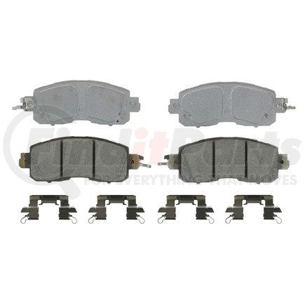 QC1650 by WAGNER - Wagner Brake ThermoQuiet QC1650 Ceramic Disc Brake Pad Set